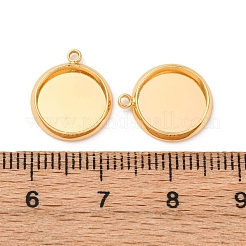 Pendente basi di cabochon in ottone&nbsp;X-KK-F898-20B-G
