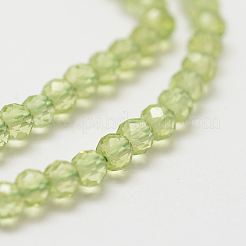 Natürliche Peridot Perle Stränge&nbsp;X-G-P271-3mm-12