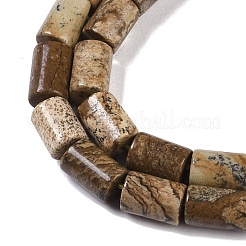 Natürliches Bild Jaspis Perlen Stränge&nbsp;G-C128-A29-01