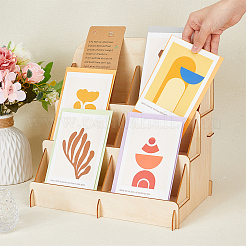 Mehrschichtige Kosmetik-Aufbewahrungsbox aus Holz&nbsp;MRMJ-WH0075-84