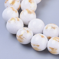 Natur Mashan Jade Perlen Stränge&nbsp;G-F670-A18-10mm