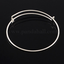 Fabrication de bracelet extensible en fer réglable&nbsp;BJEW-YW0001-03S
