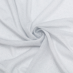 Polyester-Spandex-Stretchstoff, für DIY-Weihnachtsbasteln und Kleidung, Silber, 200x150x0.04 cm