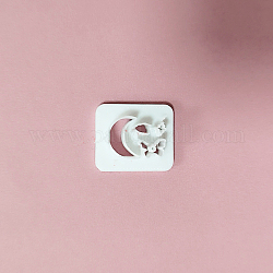プラスチック粘土ツール  粘土カッター  モデリングツール  ホワイトスモーク  ムーン  0.3~0.9x0.2~0.95cm