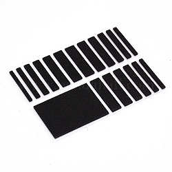 EVA Invisible Ring Size Adjuster Sticker, Black, 12x7.8x0.7cm, 19pcs/sheet