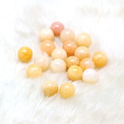 Natural Yellow Aventurine Round Ball Beads, Gemstone Sphere, No Hole/Undrilled, 8mm