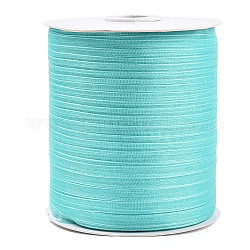 Ruban d'organza, turquoise, 1/4 pouce (6 mm), 500yards / roll (457.2m / roll)