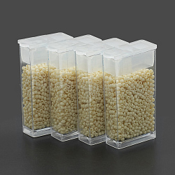 Cuentas de vidrio mgb matsuno, Abalorios de la semilla japonés, 12/0 de vidrio opaco agujero redondo abalorios de rocallas de semillas, cornsilk, 2x1mm, agujero: 0.5mm, sobre 900pcs / box, peso neto: cerca de 10g / caja
