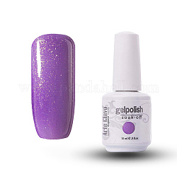 15ml Special Nail Gel, for Nail Art Stamping Print, Varnish Manicure Starter Kit, Medium Purple, Bottle: 34x80mm
