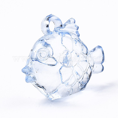 Pendentifs en acrylique transparent &nbsp;TACR-T005-24-1