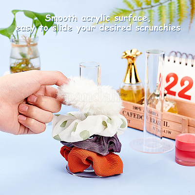 Wholesale PandaHall 2pcs Scrunchie Holder Organizer Acrylic Hair