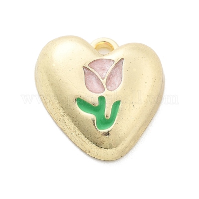Pendentifs d'émail en alliage&nbsp;ENAM-F151-01G-05-1