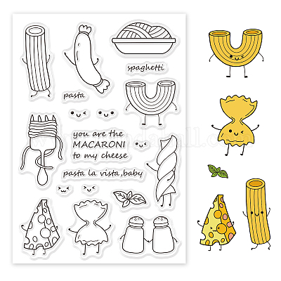 Clear Stamps Card Making Food, Silicone Stamps Seal