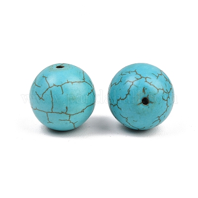 Howlite synthetischen Perlen&nbsp;X-TURQ-GSR20mm129-1