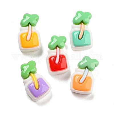 Cabochons di opaco resina&nbsp;CRES-Q218-13-1