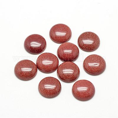 Synthetischen Aventurin cabochons&nbsp;G-R416-8mm-47-1