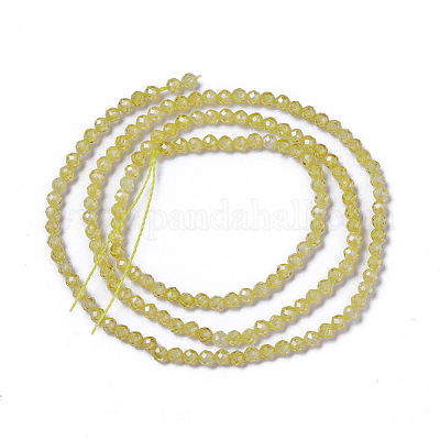 Perles de zircon cubique&nbsp;G-F596-48C-3mm-1