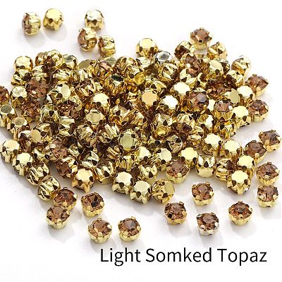 Wholesale Flat Round Sew on Rhinestone 