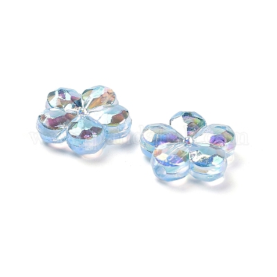 Perles acryliques transparentes&nbsp;PACR-H004-01K-1