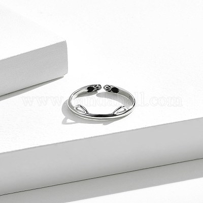 925 Sterling Silber Manschettenringe&nbsp;RJEW-BB70407-1