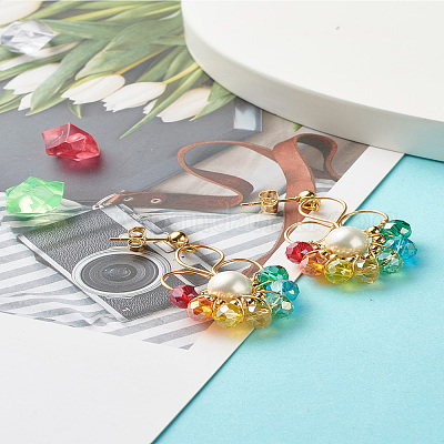 Eleganti Orecchini Rotondi Piccoli con Fiori Secchi, Gioielli Artigianali in Resina Epossidica, Orecchini con Fiori Pressati, Accessori Personalizzati all'Ingrosso  36