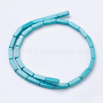 Brins de perles de magnésite naturelle&nbsp;TURQ-K003-13-1