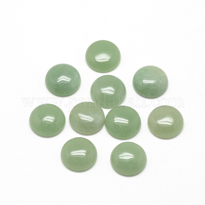 Natürlichen grünen Aventurin Cabochons&nbsp;G-R416-14mm-43-1