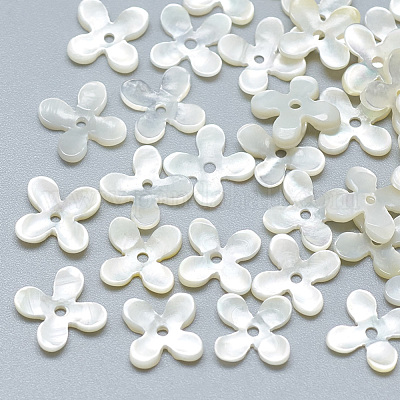 Shell perle bianche naturali&nbsp;SSHEL-S260-056A-01-1