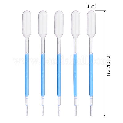 Pipettes de transfert en plastique jetables en gros pour création de bijoux  