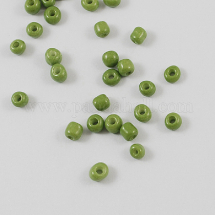 Baking Paint Glass Seed Beads SEED-S001-K9-1