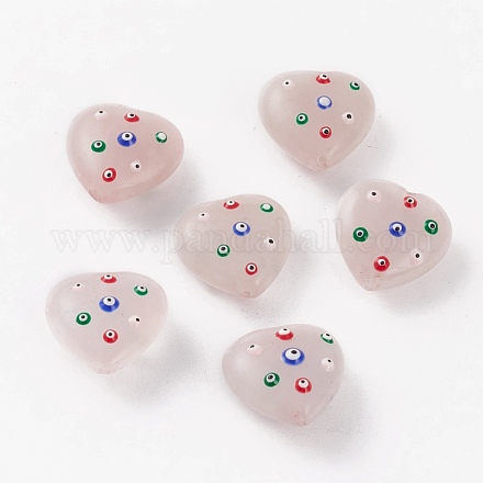 Perlas naturales de cuarzo rosa G-C300-16-1