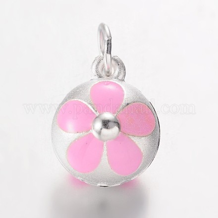 925 Sterling Silver Enamel Charms STER-I006-05-1