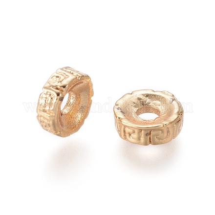 Long-Lasting Plated Alloy Spacer Beads X-PALLOY-E576-05G-1