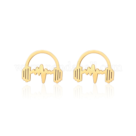Écouteurs à la mode en acier inoxydable pour un usage quotidien des femmes OO6241-1-1