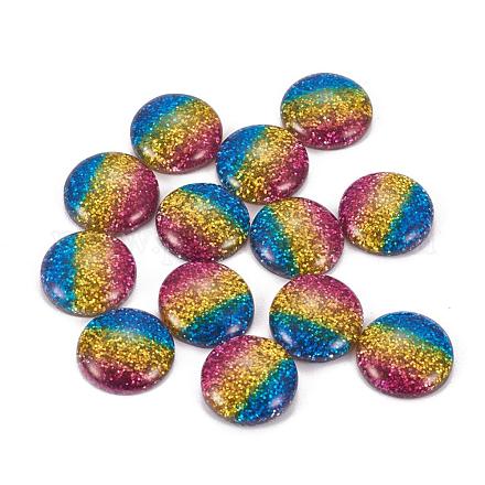 Cabochons della resina arcobaleno X-CRES-Q197-49-1