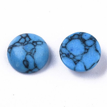 Cabochons howlite synthétiques G-N0326-011B-01-1