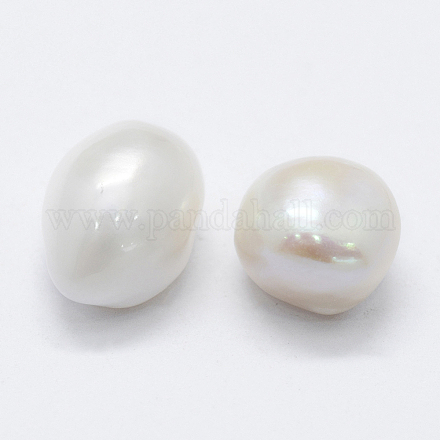 Natur kultivierten Süßwasser Perlen PEAR-P056-003-1