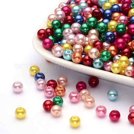 Perles acryliques de perles d'imitation PL609-1
