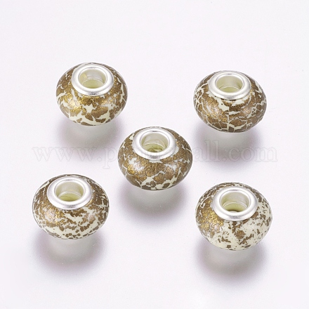 Perles européennes artisanales en pâte de polymère CLAY-K003-A12-1