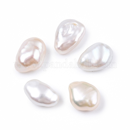 Perlas de keshi barrocas naturales PEAR-N020-P18-1