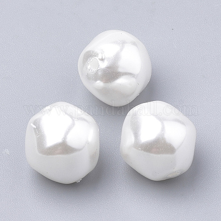 Perles d'imitation en plastique écologique MACR-T013-16-1
