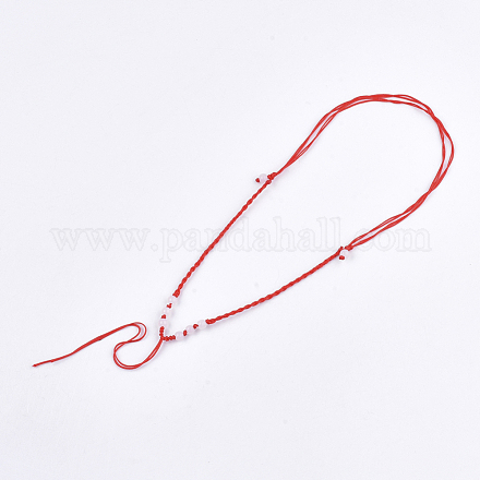 Nylonband Halskette Herstellung MAK-T005-07C-02-1