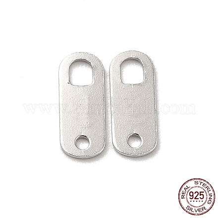 925 maglie in argento sterling rodiato STER-D006-10P-1