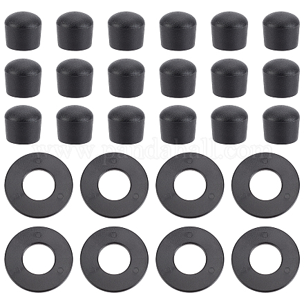 Chgcraft 20 pz rondelle in plastica abs rotonde piatte FIND-CA00004-79-1