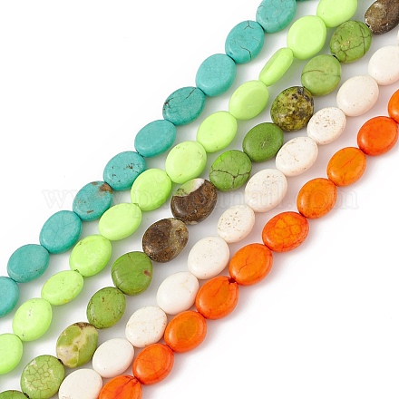 Brins de perles de turpuoise naturelle G-P494-M-1