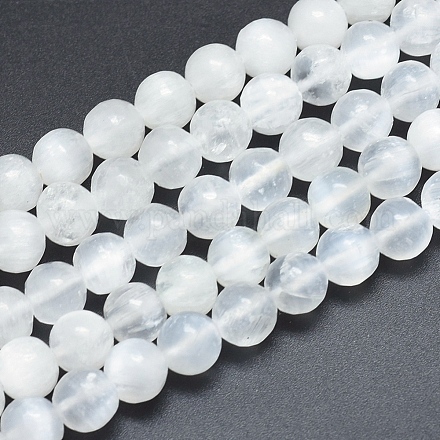 Chapelets de perles en calcite naturelle G-K256-15-8mm-1
