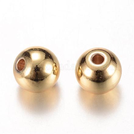 Brass Spacer Beads KK-S753-5mm-G-1