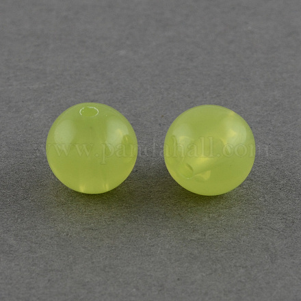 Imitation Jelly Acrylic Beads SACR-R836-8mm-03-1
