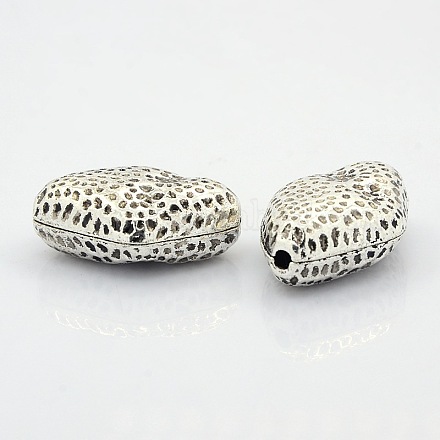 Perles ovales en alliage de style tibétain PALLOY-J471-67AS-1
