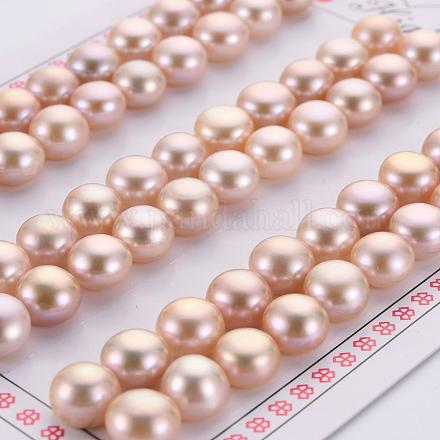 Culture des perles perles d'eau douce naturelles PEAR-P056-058-1